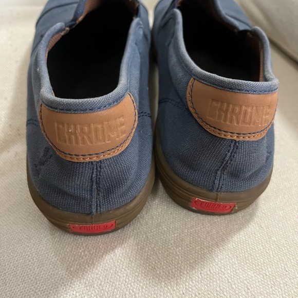 Chrome Industries Dima Blue Canvas Slip On Cycling Walking Casual Shoes  10.5 - Picture 7 of 7